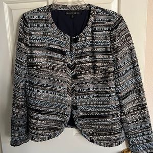 Lafayette 148 tweed blazer